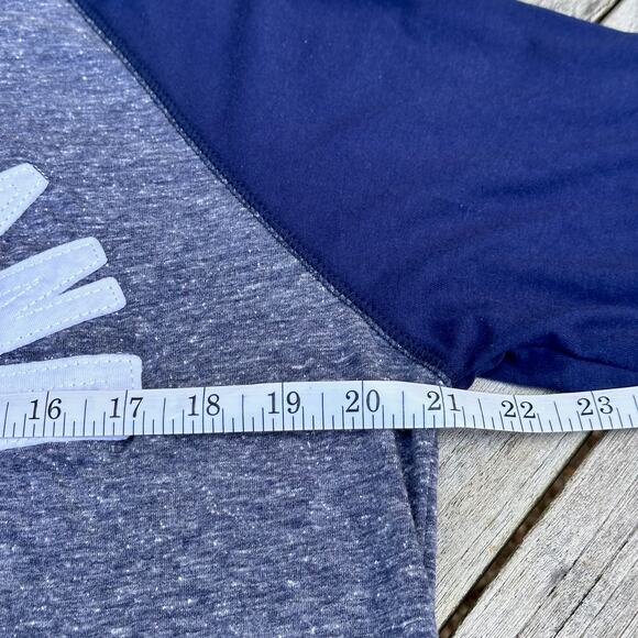 Mens New England Patriots Fanatics Heather Navy Arc Long Sleeve T-Shirt Large - Picture 6 of 12